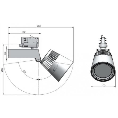 Трековый светодиодный светильник Lival Eco Clean Lival