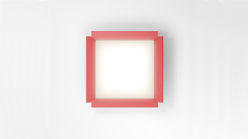 Настенно-потолочный светильник Artemide Architectural Gradian 600x600mm Artemide Architectural