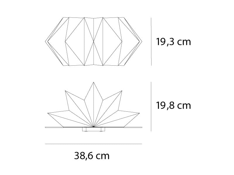 Настольная лампа Artemide IN-EI ISSEY MIYAKE Hoshigame Artemide