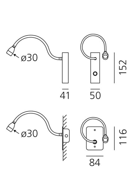 Настенный светильник Artemide Jet 10° Artemide