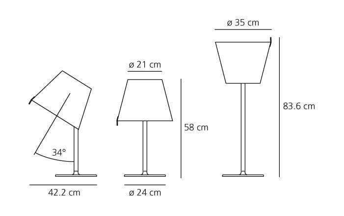 Настольная лампа Artemide Melampo table Artemide