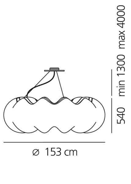 Подвесной светильник Artemide Nuboli sospensione Artemide