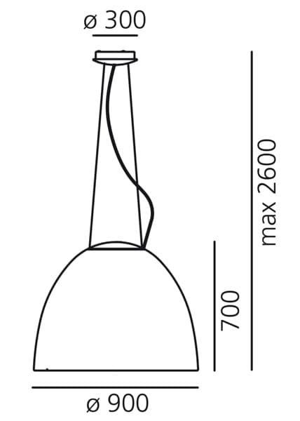 Подвесной светильник Artemide Nur 1618 Artemide