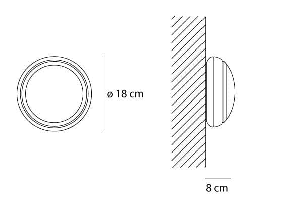 Настенный светильник Artemide Pantarei 190 LED Artemide