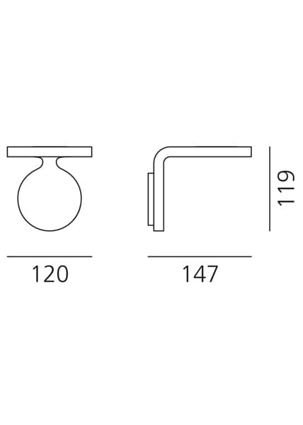 Настенный светильник Artemide Rea 12 - Wall Artemide