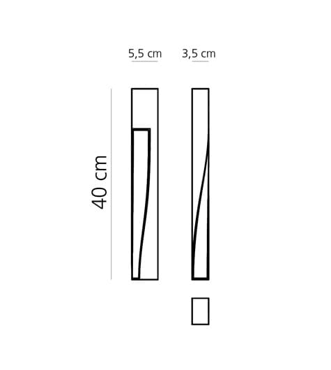 Настенный светильник Artemide Scena L/R Artemide