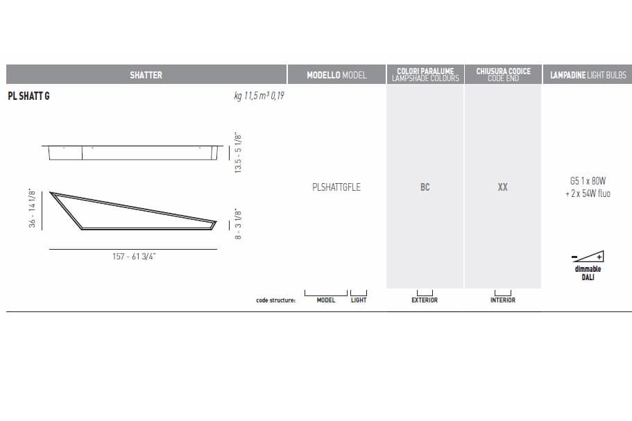 Потолочный светильник Axo Light (Lightecture) Shatter PLSHATTG Axo Light (Lightecture)