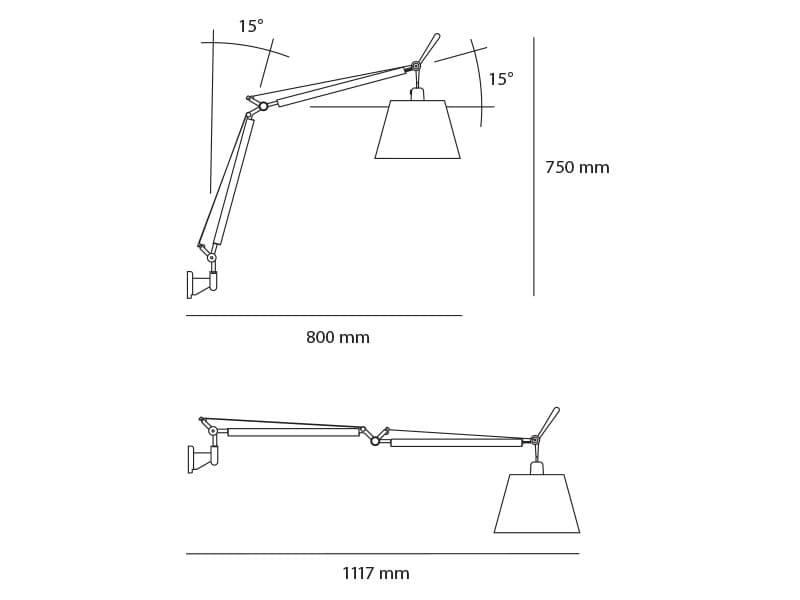 Настольная лампа Artemide Tolomeo basculante tavolo - Satin 180 Artemide