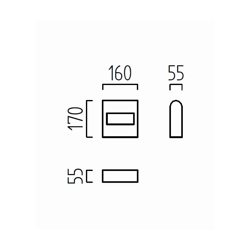 Настенный светильник Helestra GATE A18511.46 Helestra
