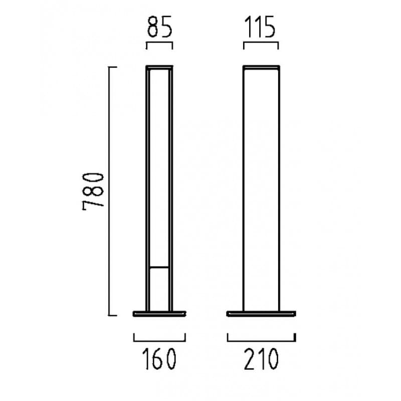 Осветительный столб Helestra TENDO 44 A19230.93 Helestra