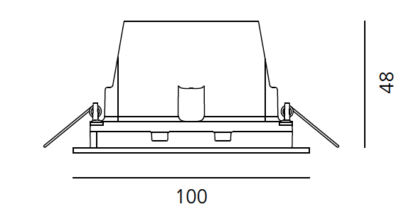 Встраиваемый в стену светильник Artemide outdoor Aria Mini Artemide outdoor
