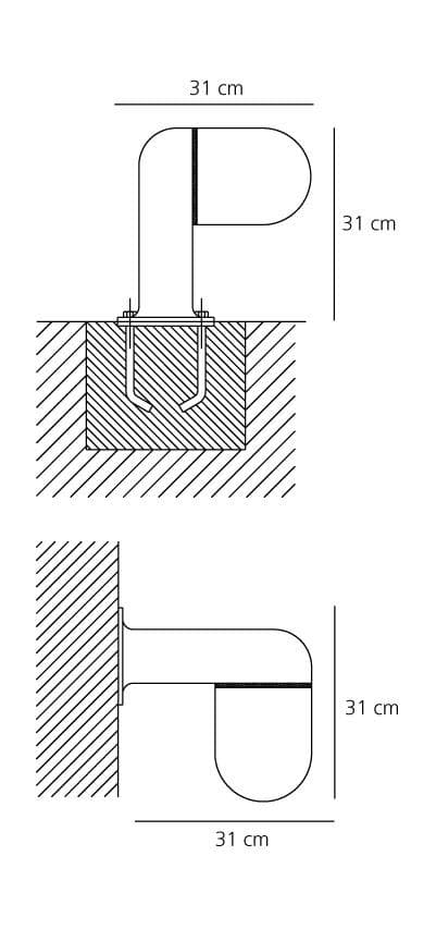 Настенный светильник Artemide outdoor Catilina Artemide outdoor