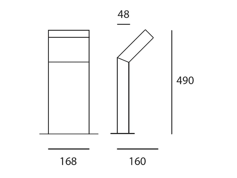 Осветительный столб Artemide outdoor Chilone Up White Artemide outdoor