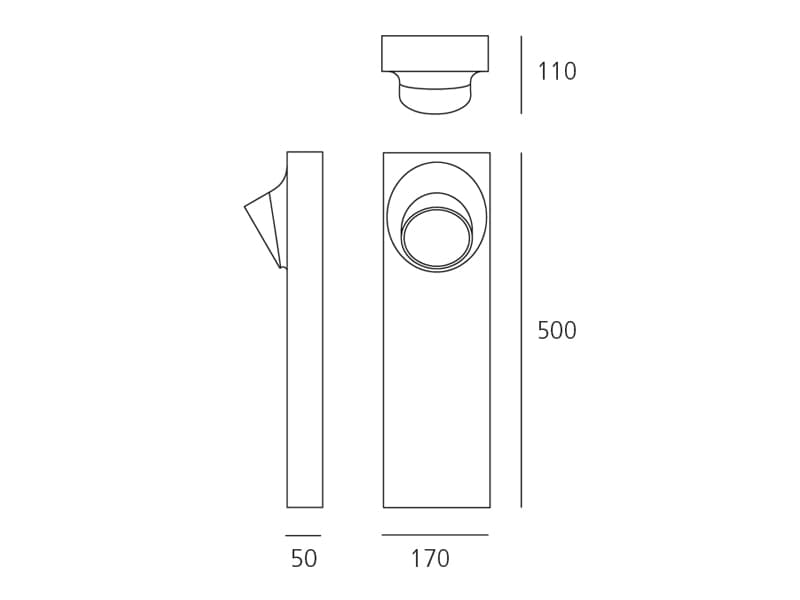 Осветительный столб Artemide outdoor Ciclope terra 50 Artemide outdoor