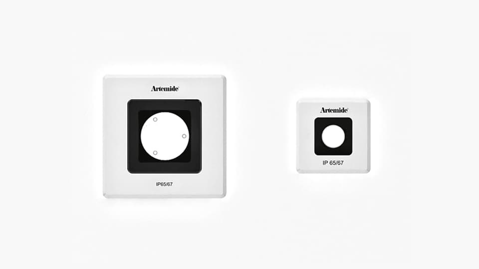 Встраиваемый в стену светильник Artemide outdoor Ego 55 flat walk-over Artemide outdoor