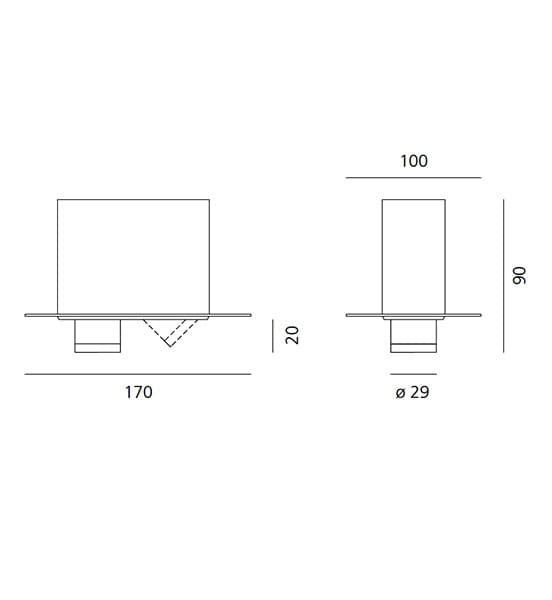Встраиваемый в потолок светильник Artemide Architectural Hide Tondo Adjustable Artemide Architectural