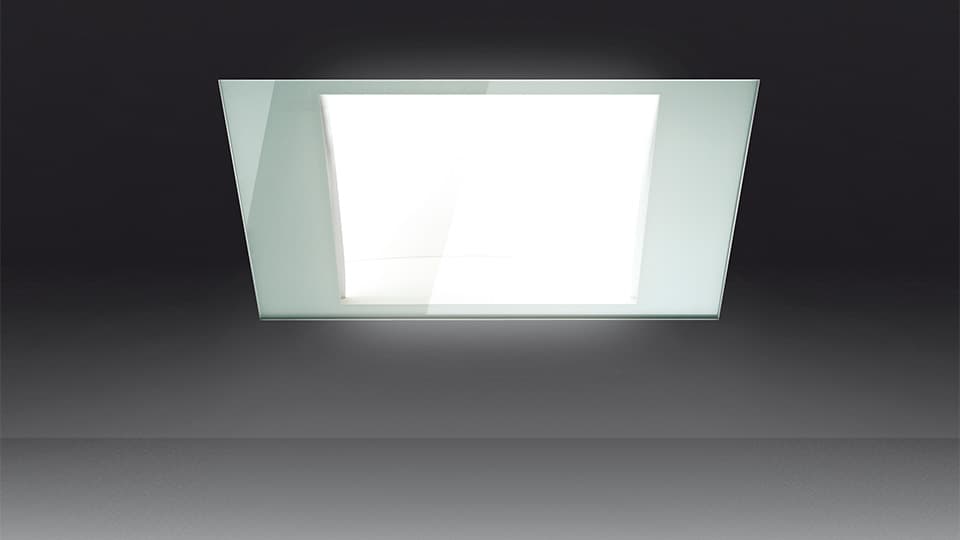 Встраиваемый в потолок светильник Artemide Architectural Kalifa Recessed Dark Light + Diffuser Artemide Architectural