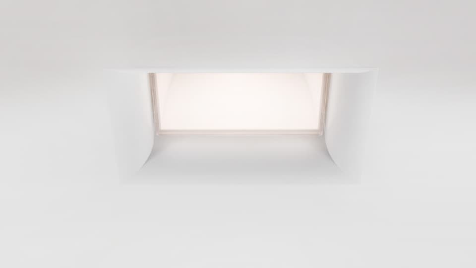 Встраиваемый в потолок светильник Artemide Architectural Luceri Kadro LED trimless Rounded edge trim Artemide Architectural