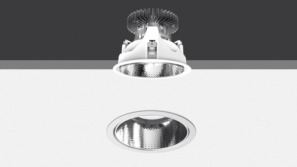 Встраиваемый в потолок светильник Artemide Architectural Luceri LED Trim Artemide Architectural