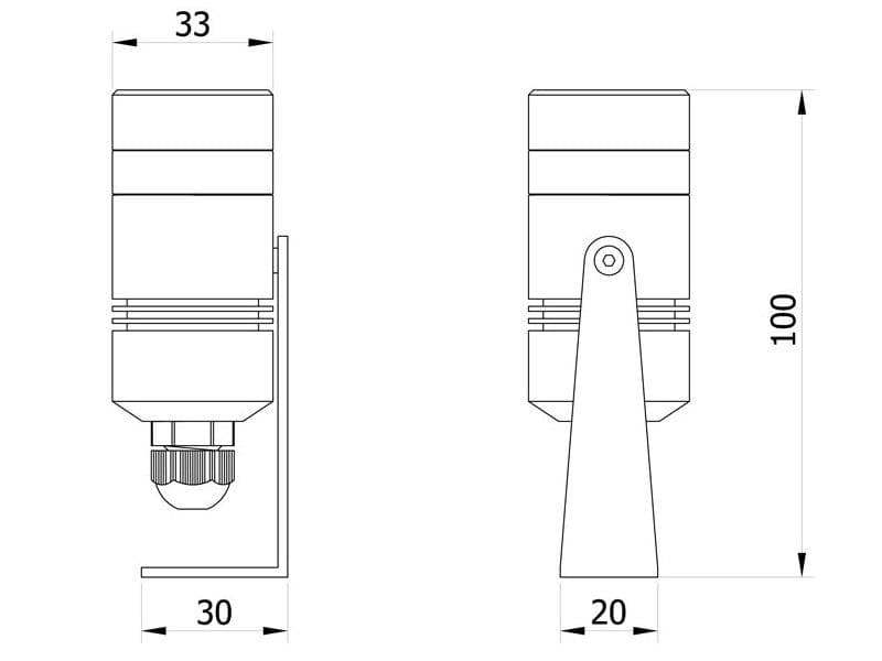 Уличный прожектор Artemide outdoor Minispot Artemide outdoor