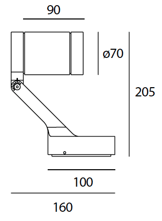 Уличный прожектор Artemide outdoor Obice Mini Artemide outdoor