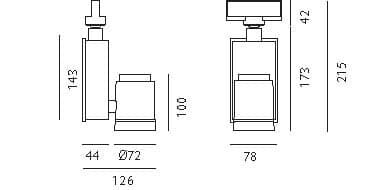 Трековый светильник Artemide Architectural Picto 70 Artemide Architectural