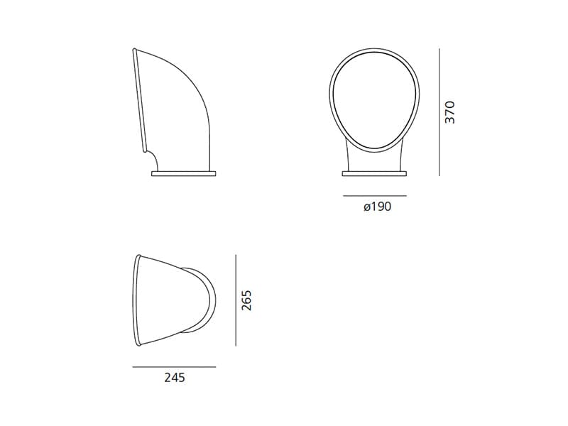 Пьедестальный светильник Artemide outdoor Piroscafo Artemide outdoor