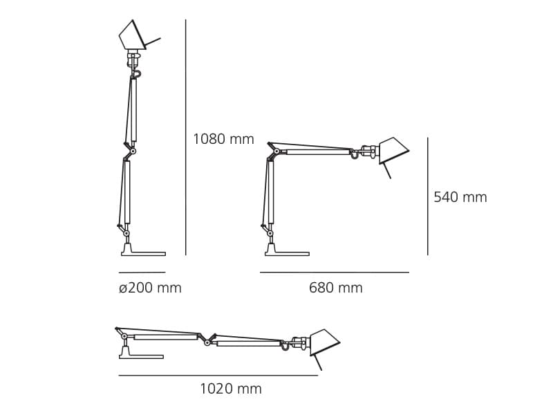 Настольная лампа Artemide Tolomeo Mini Table Artemide