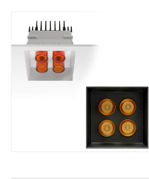 Встраиваемый в потолок светильник Flos Architectural LED Pipes Flos Architectural