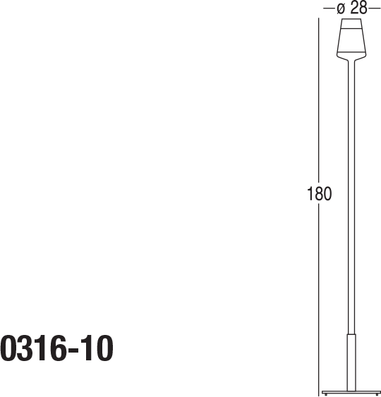 Торшер Penta Luume 0316-10 Penta