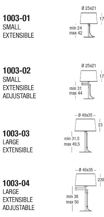 Настольная лампа Penta Bridget 1003-02 Penta