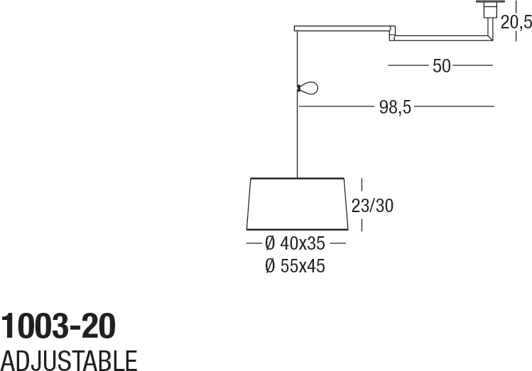 Подвесной светильник Penta Bridget 1003-20 Penta