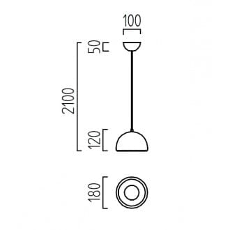 Подвесной светильник Helestra WIDA 16/1715.28 Helestra
