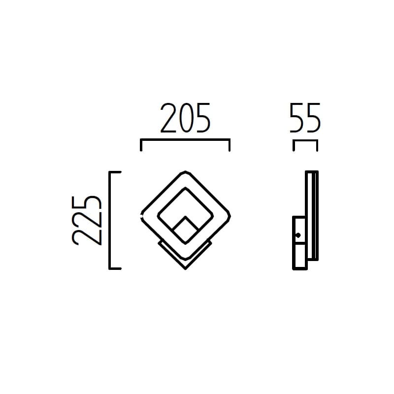 Настенный светильник Helestra PAT 18/1614.07 Helestra