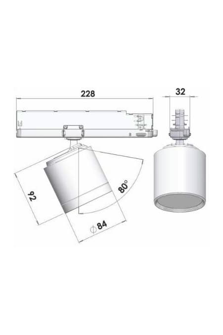 Трековый светодиодный светильник Lival GA16 Standart — фото 2