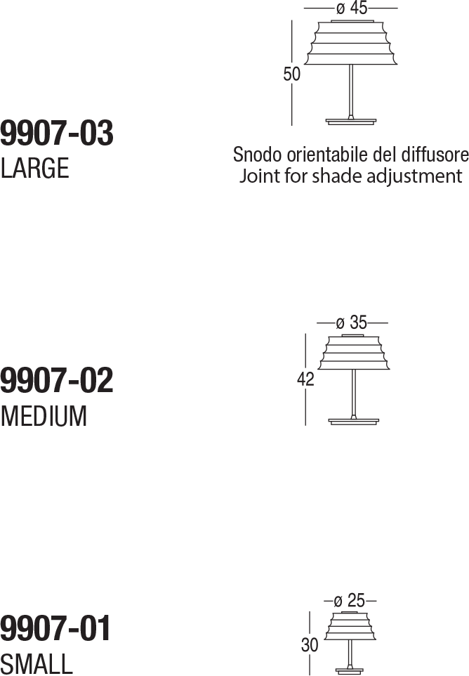 Настольная лампа Penta Chi 9907-01 Penta
