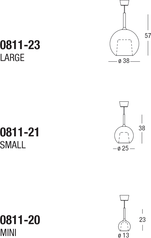 Подвесной светильник Penta Glo 0811-20 Penta