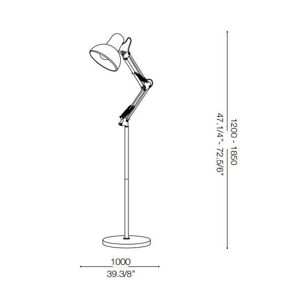 Торшер Ideal Lux KELLY PT1 Ideal Lux