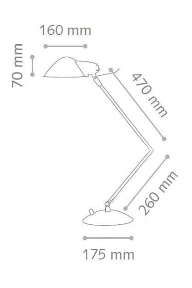 Настольная лампа Ideal Lux M-6 TL1 Ideal Lux