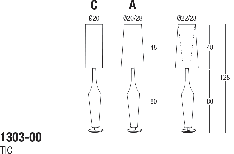 Настольная лампа Penta Tic&amp;Toc 1303-00 C Penta