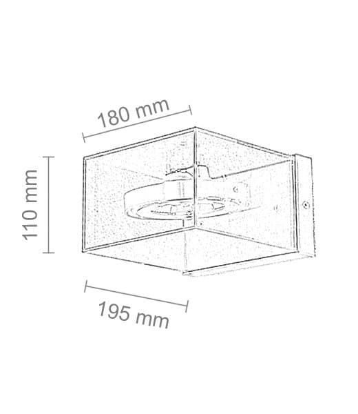 Настенный светильник IP44.de ann AR111 IP44.de