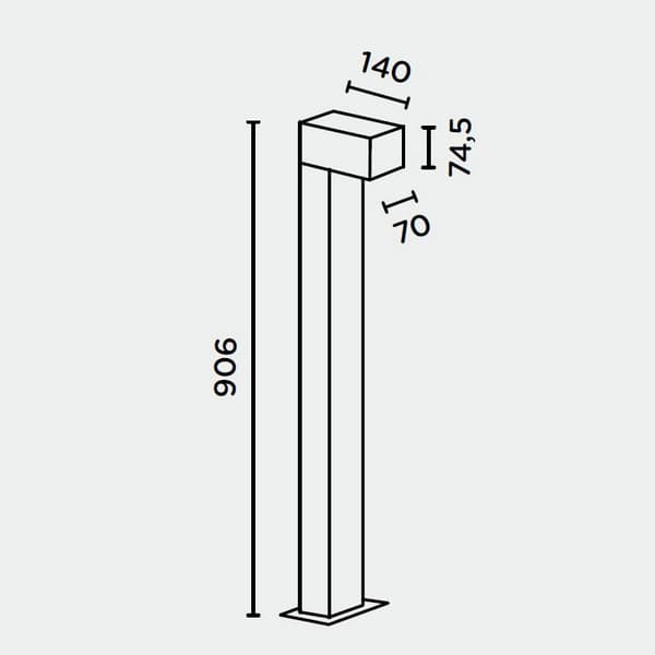 Осветительный столб IP44.de como poller IP44.de