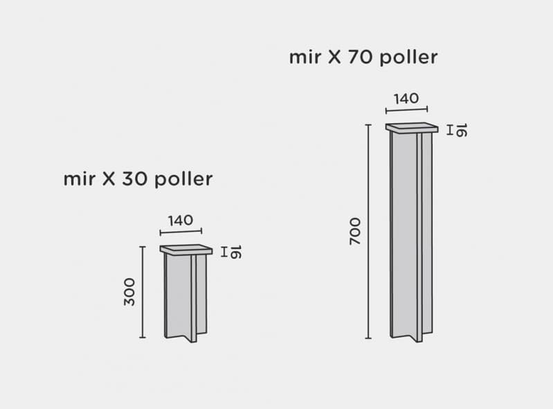 Осветительный столб IP44.de mir X 70 poller IP44.de