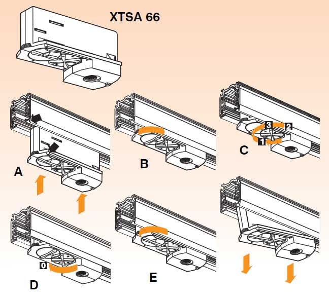 Шинопровод осветительный Nordic Aluminium XTSA-66 Nordic Aluminium