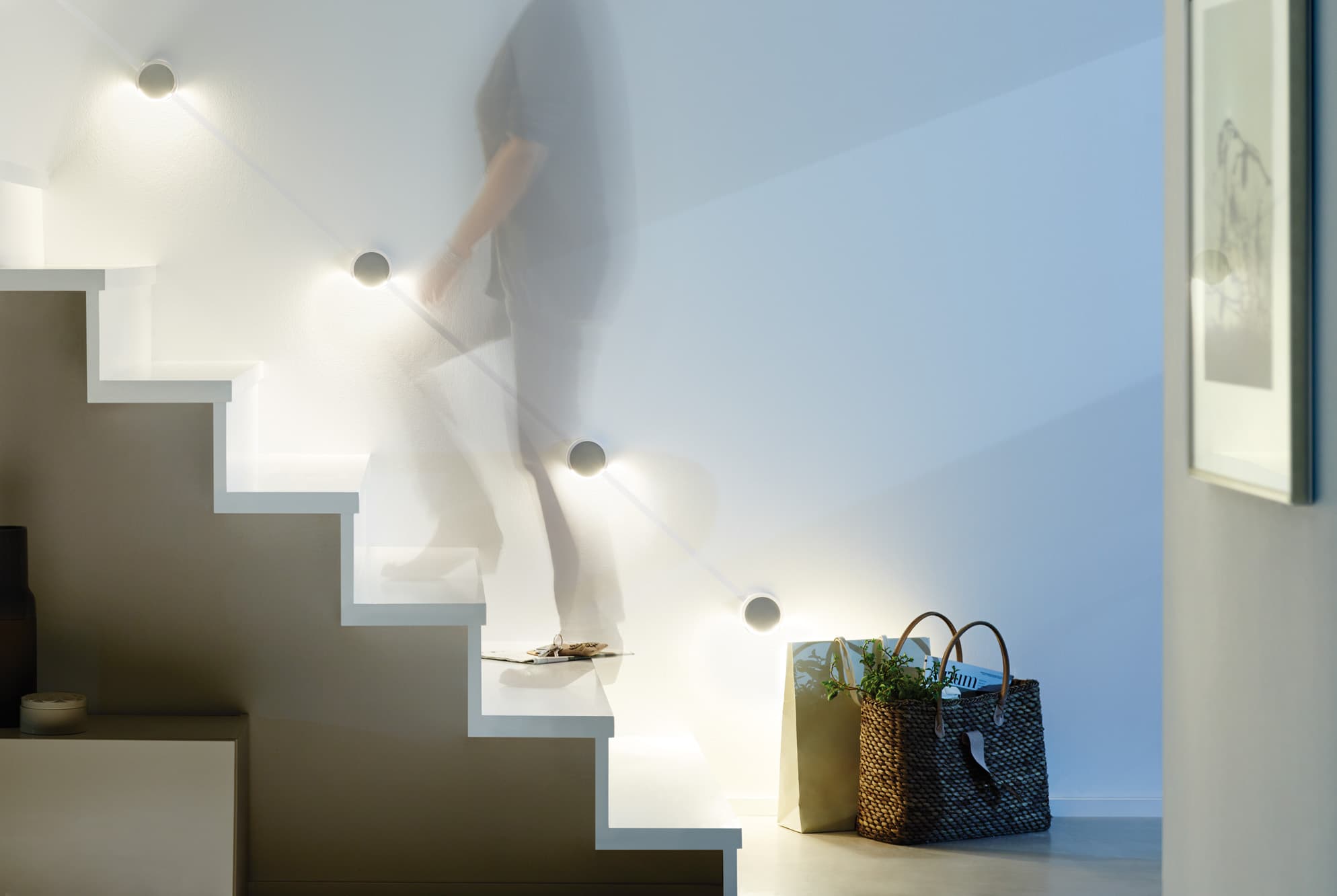 Настенный светильник Paulmann Special ABL StairLED 4x1,2W 10VA 95mm Ws 93807 Paulmann