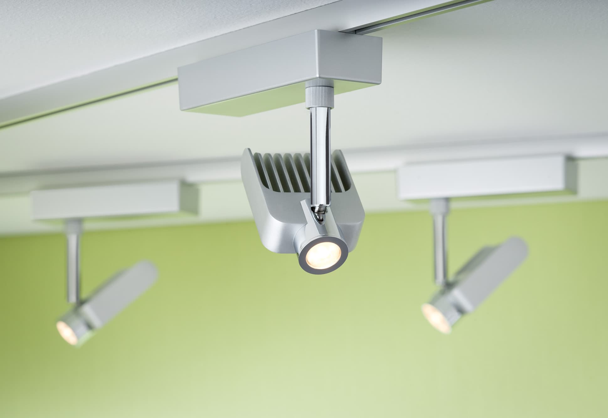 Трековый светодиодный светильник Paulmann URail L+E Spot Vision II 1x8,2W chr 95215 Paulmann