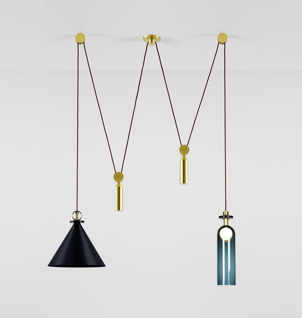 Подвесной светильник Roll &amp; Hill Shape Up Double Pendant Roll & Hill