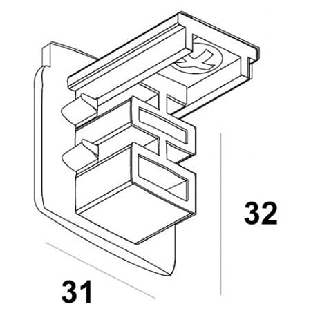 Шинопровод осветительный Nordic Aluminium XTS-41 Nordic Aluminium