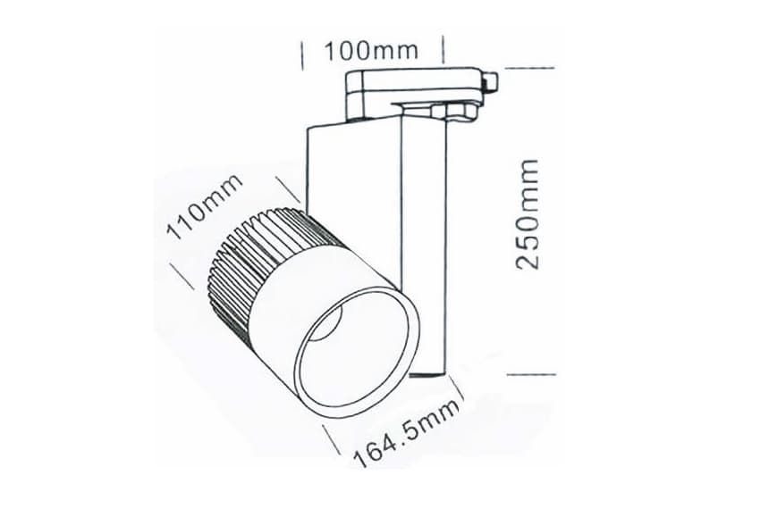 Трековый светодиодный светильник Luxeon POLARIS LED Luxeon