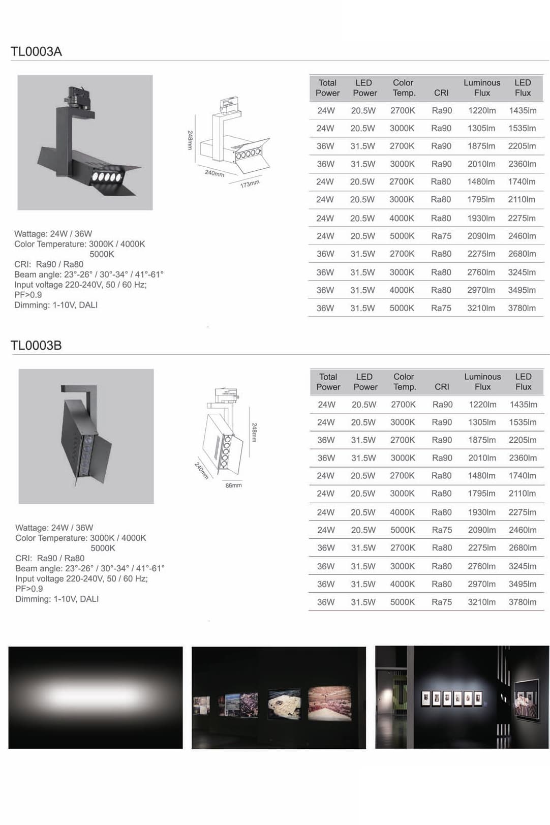 Трековый светодиодный светильник Limex Commeicial Track Light TL0003 Limex